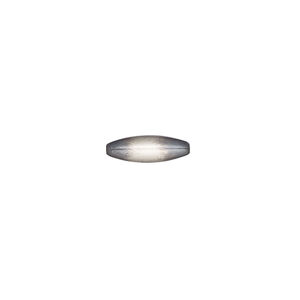 Bead, Navajo pearl style brushed oxidized sterling silver, 12 x 4mm oval. Sold individually.