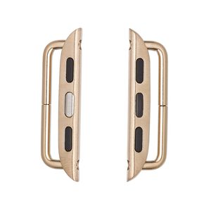 Watch component, copper-finished brass, 32x8.5mm with 22mm bar. Sold per pkg of 2.