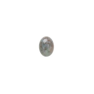 Fancy jasper 1pkg10, calibrated oval cab natural 8x6mm