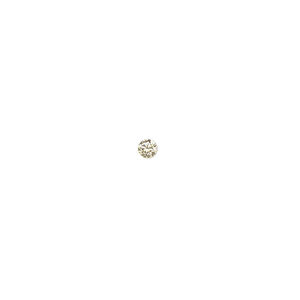 Gem, cubic zirconia, topaz gold, 1.5mm faceted round, Mohs hardness 8-1/2. Sold per pkg of 10.