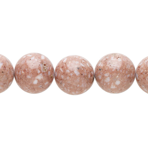 Multi-gemstone / mother-of-pearl shell / resin 1pkg1, round bead 15 inch 11-13mm image number 0