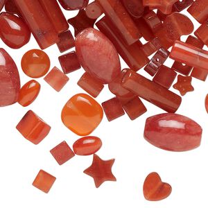 Quartz 1pkg1, mixed shape bead 2 oz mix 2mm-19x13mm