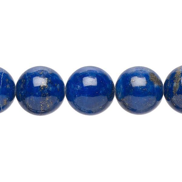 Lapis lazuli 1pkg1, round bead natural 15.5-16 inch 12mm image number 0