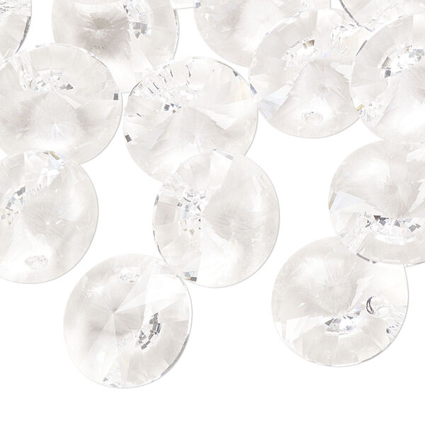 Drop 144pk crystal, Preciosa Czech crystal 14mm pendant rivoli image number 0