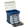 Tote, Plano® Storage Systems, blue and silver, 14 x 13-1/4 x 10 inches, 5-15 compartments. Sold individually. image number 2