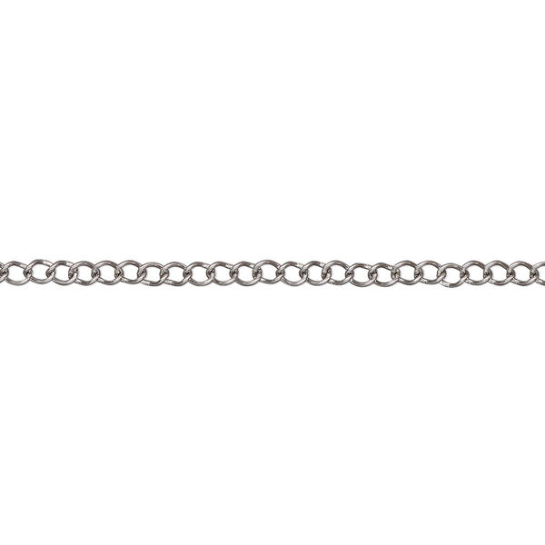 Chain, stainless steel, 1.9mm curb. Sold per pkg of 5 feet. image number 0