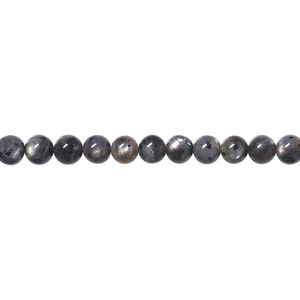 Blue labradorite 1pkg1, round bead natural 15.5-16 inch 4mm