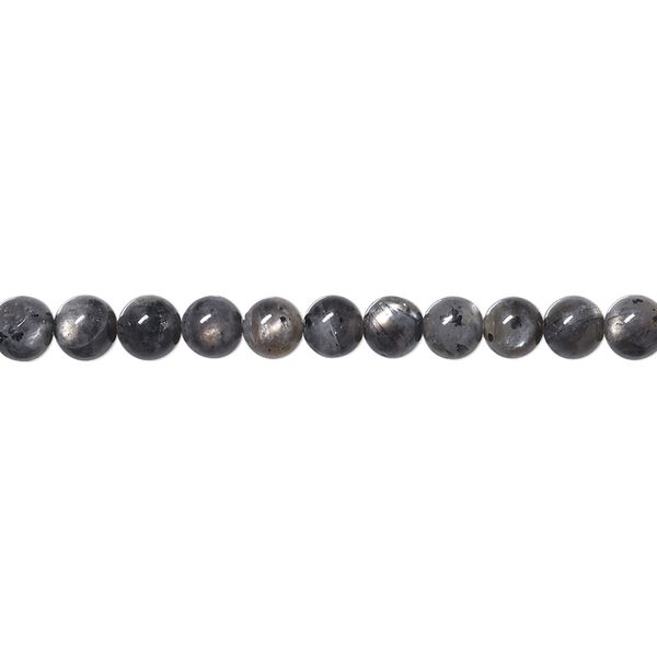 Blue labradorite 1pkg1, round bead natural 15.5-16 inch 4mm image number 0