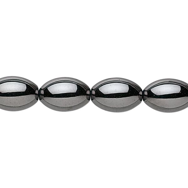Hemalyke™ 1pkg1, oval bead 15.5-16 inch 12x8mm image number 0