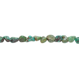 Turquoise 1pkg1, pebble bead 15 inch small