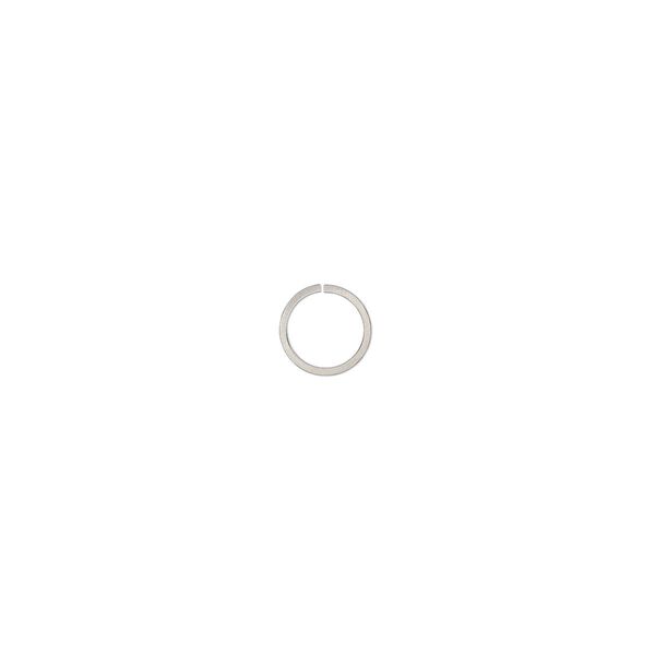Jump ring, stainless steel, 12mm round square wire, 10mm inside diameter, 18 gauge. Sold per pkg of 50. image number 0