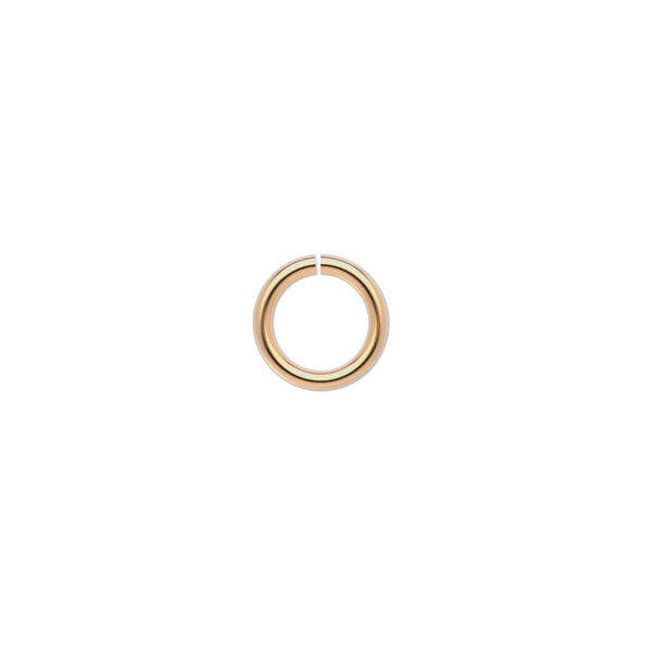 Jump ring, 14Kt gold-filled, 9mm round, 6.6mm inside diameter, 16 gauge. Sold per pkg of 10. image number 0