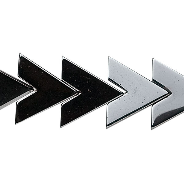 Bead, Hemalyke™ (man-made), 17x15mm arrowhead. Sold per 15-1/2" to 16" strand. image number 0