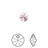 Drop 12pk iris, Crystal Passions® 8mm pendant mini disk 6428 image number 0