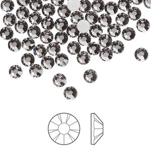 Flat back 1pkg1440, lilac ash foil back Preciosa MAXIMA Czech crystal hotfix rhinestone, 3.8-4mm chaton rose round SS16