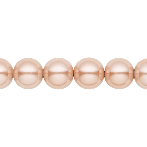 Hemalyke™ 1pkg1, pearlescent round bead 15.5-16 inch 10mm image number 0