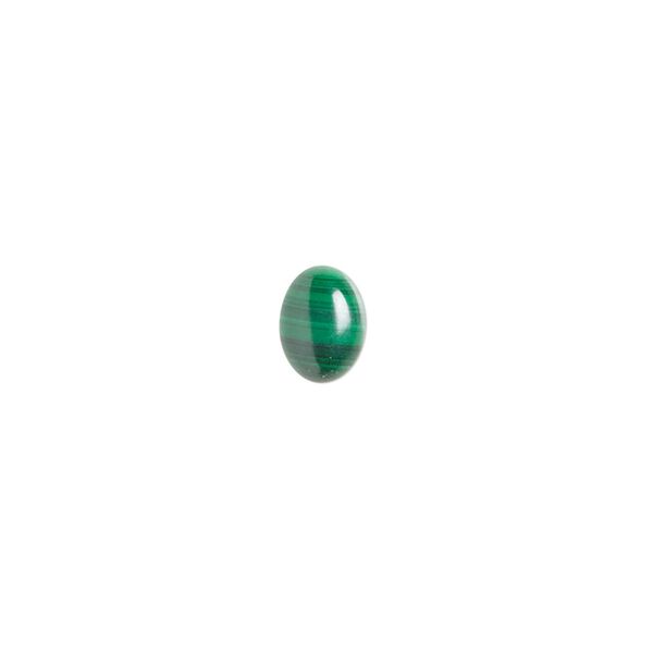 Malachite 1pkg6, calibrated oval cab natural 8x6mm image number 0