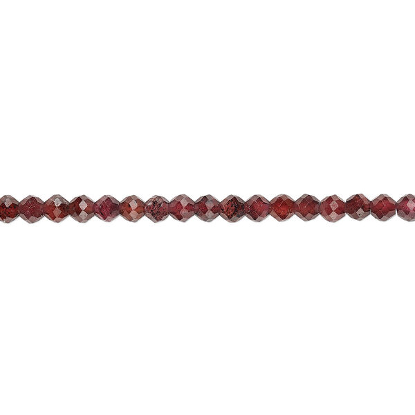 Rhodolite garnet 1pkg1, hand-cut faceted rondelle bead natural 13 inch 2x2mm-3x2mm image number 0