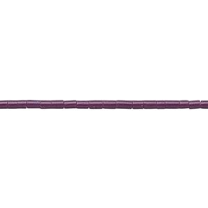 Bead, "sugilite" (imitation) (plastic), opaque, 2-3mm heishi. Sold per 22-inch strand.
