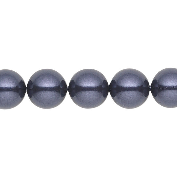 Pearl 25pk dark purple, Crystal Passions® 10mm round 5810 image number 0