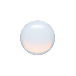 Cabochon, sea "opal" (glass), 20mm calibrated round. Sold per pkg of 4.