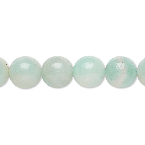 Amazonite 1pkg1, round bead natural B grade, 15.5-16 inch 10mm image number 0