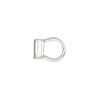 Clasp magnetic fold-over 1pkg1 sterling silver, 25x10mm irregular rectangle, JBB Findings 1-strand image number 2