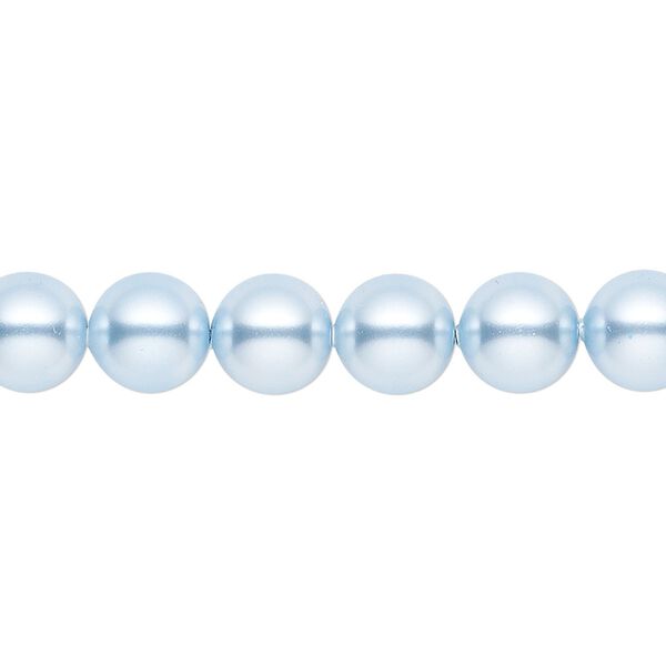 Pearl 250pk light blue, Crystal Passions® 8mm round 5810 image number 0
