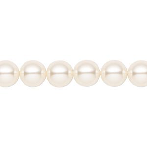 Pearl 250pk cream, Crystal Passions® 8mm round 5810
