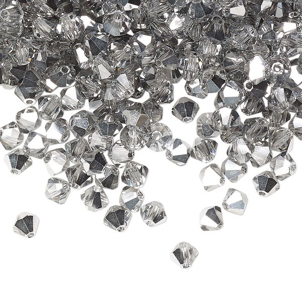 Bead 144pk crystal Labrador, Preciosa Czech crystal 4mm bicone image number 0