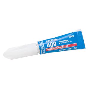 Adhesive, Loctite® 409 Gel instant glue, pkg/3g tube.