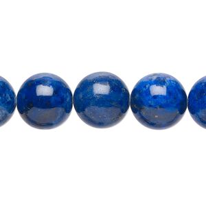 Lapis lazuli 1pkg1, round bead natural 15.5-16 inch 12mm