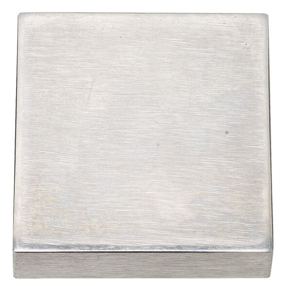 Bench block, steel, 2-1/2 x 2-1/2 x 3/4 inch square. Sold individually. image number 0