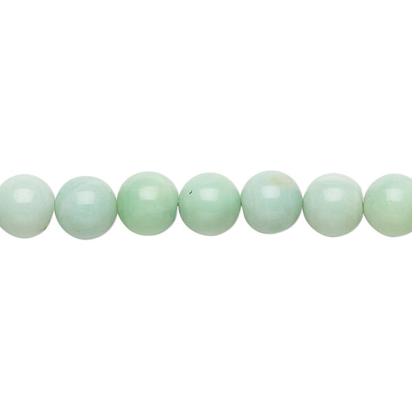 Chrysoprase 1pkg1, hand-cut round bead natural 13 inch 7-8mm image number 0