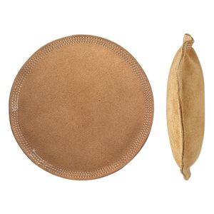 Sandbag, sand and suede, tan, 6-inch round. Sold individually.