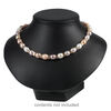Display, necklace, leatherette, black, 6-3/4 x 8-1/2 x 6-1/2 inch pedestal. Sold individually. image number 1