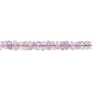 Amethyst 1pkg1, hand-cut heishi bead natural 13 inch 3x2mm-4x3mm