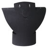 Display, foldable, necklace and earring, acrylic, flocked black, 6-1/4 x 6 x 2-1/4 inches assembled. Sold per pkg of 2. image number 1