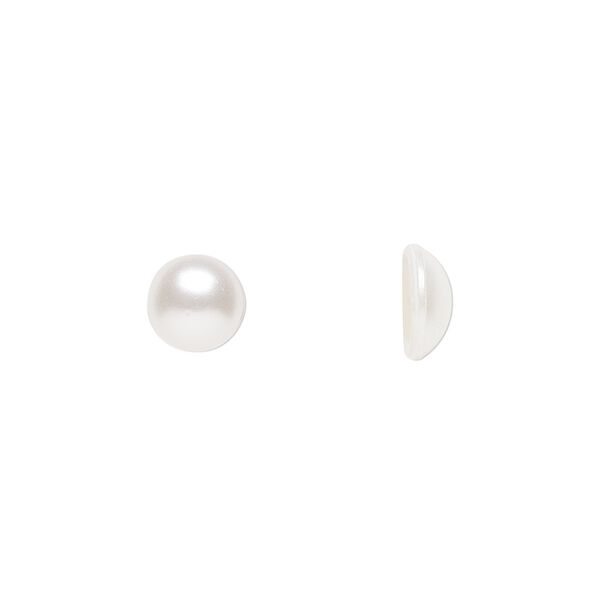 Cabochon 36pk crystal nacre, Crystal Passions® 7.07-7.27mm hotfix SS34 2080/4 image number 0