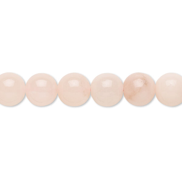 Peach quartz 1pkg1, round bead natural B grade, 15.5-16 inch 8mm image number 0
