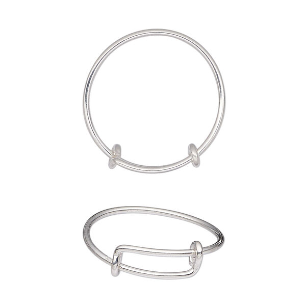 Ring, sterling silver, 1mm wide, adjustable from size 7-11. Sold individually. image number 0