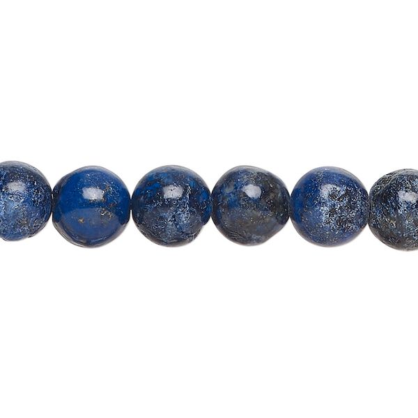 Lapis lazuli 1pkg1, round bead 15 inch 8-10mm image number 0