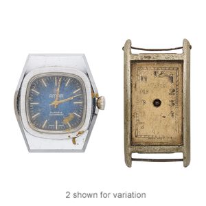 Watch face mix, mixed metal, mixed colors, 33x31mm-44mm mixed shape. Sold individually.