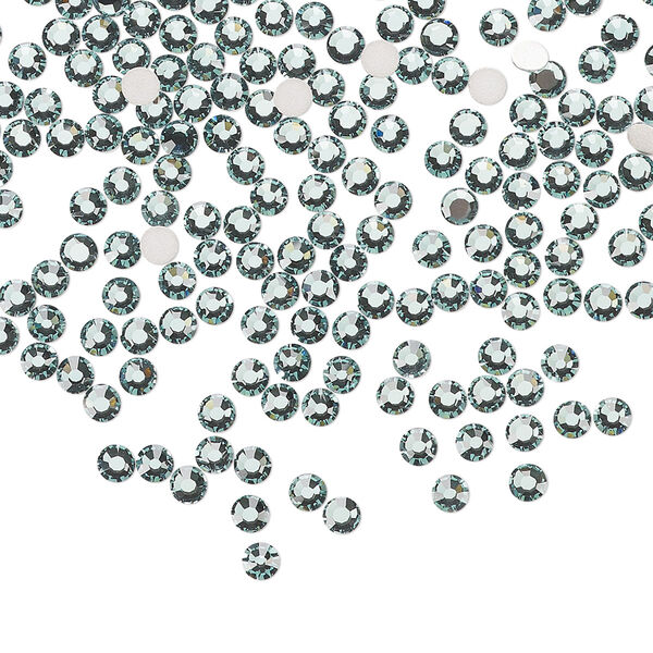 Flat back 1440pk smoked sapphire foil back, Preciosa MAXIMA Czech crystal rhinestone 2.5-2.7mm chaton rose round SS9 image number 0