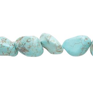 Magnesite 1pkg1, nugget bead 15 inch small