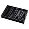 Display tray, bangle, leatherette and velveteen, black, 13-3/4 x 2 x 9-1/2 inches with insert. Sold individually. image number 0
