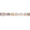Rainbow fluorite 1pkg1, flat nugget bead natural, 15 inch large to extra-large image number 1
