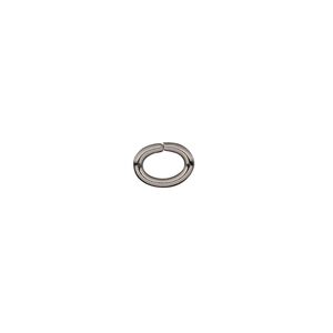 Jump ring, stainless steel, 8x6mm oval, 5.7x3.6mm inside diameter, 16 gauge. Sold per pkg of 500.