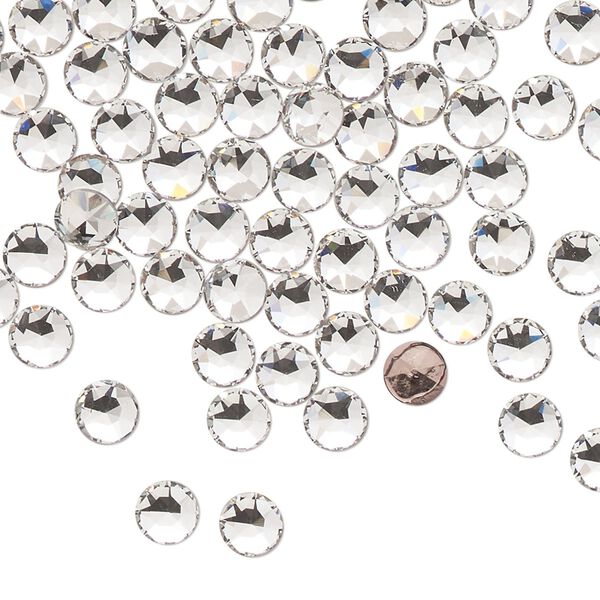 Round stone 48pk crystal foil back, Crystal Passions® hotfix 4.6-4.8mm light round SS20 1098 image number 0