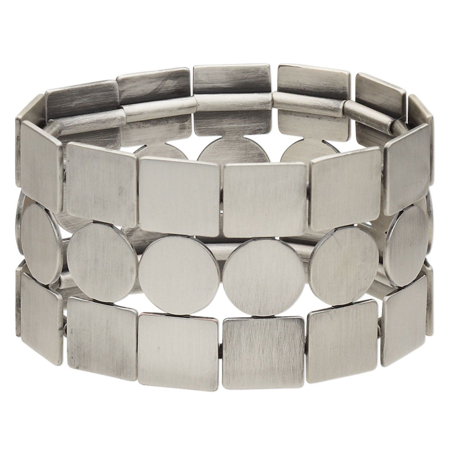 Saucer Square SS Stretch Bracelet main image 0